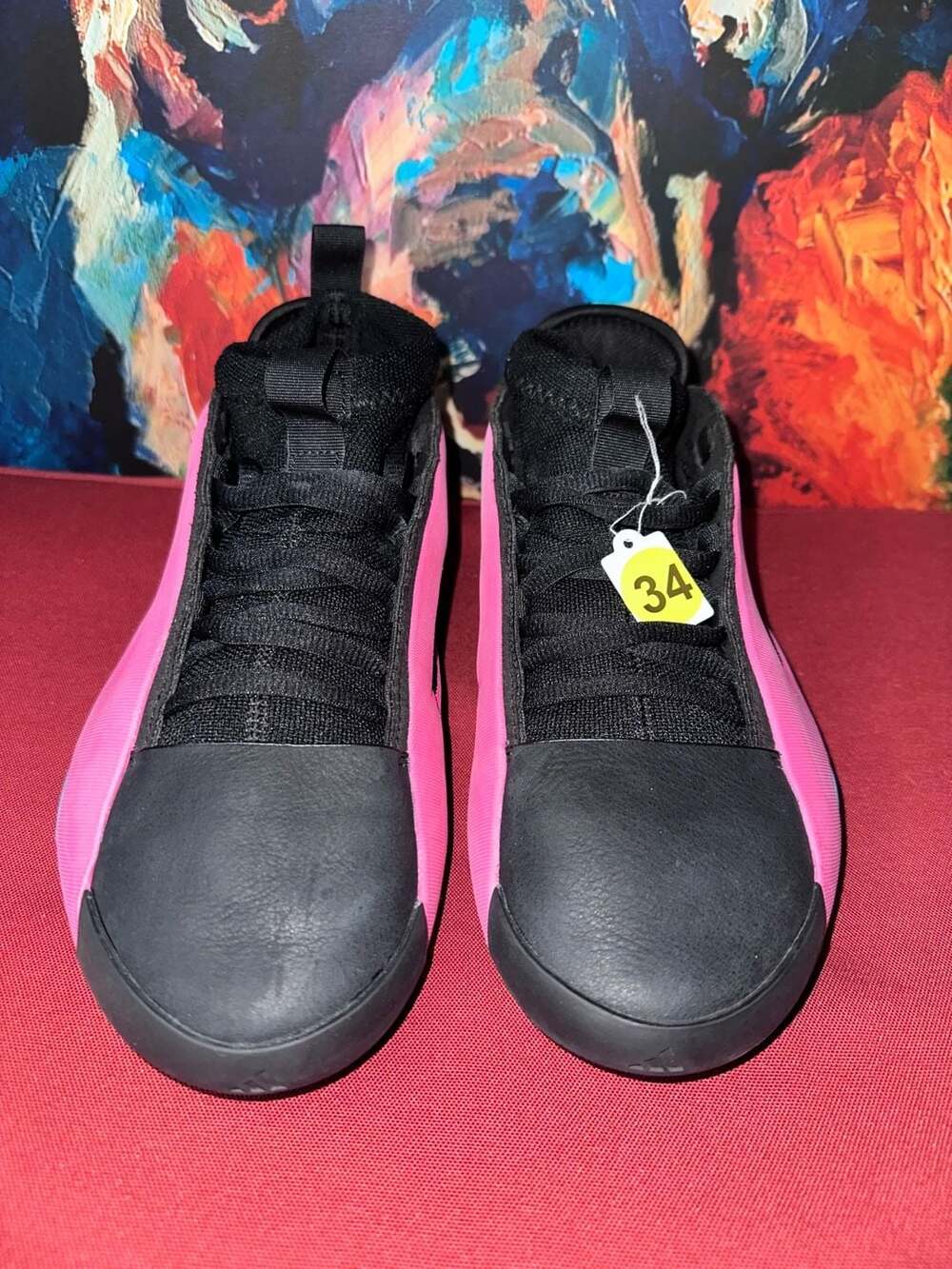 No.34 Adidas SMU Harden Volume 8 Pulse Magenta Basketball Shoes